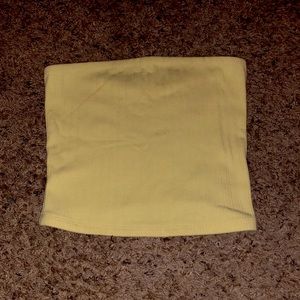 Small yellow American Eagle tube top